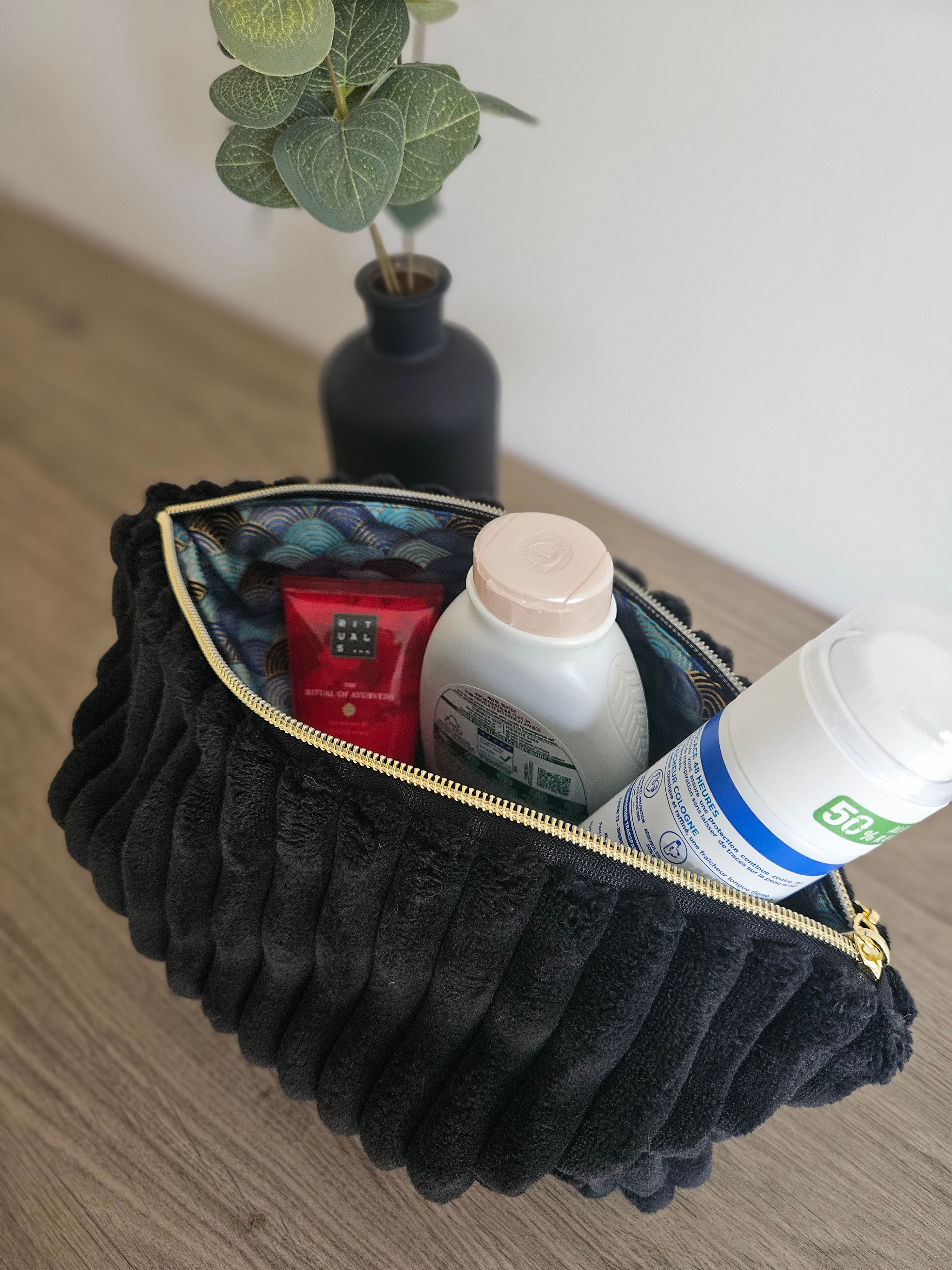 Trousse de toilette MANUKA - Noir/Bleu