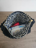 Trousse de toilette MANUKA - Noir/Fleurs
