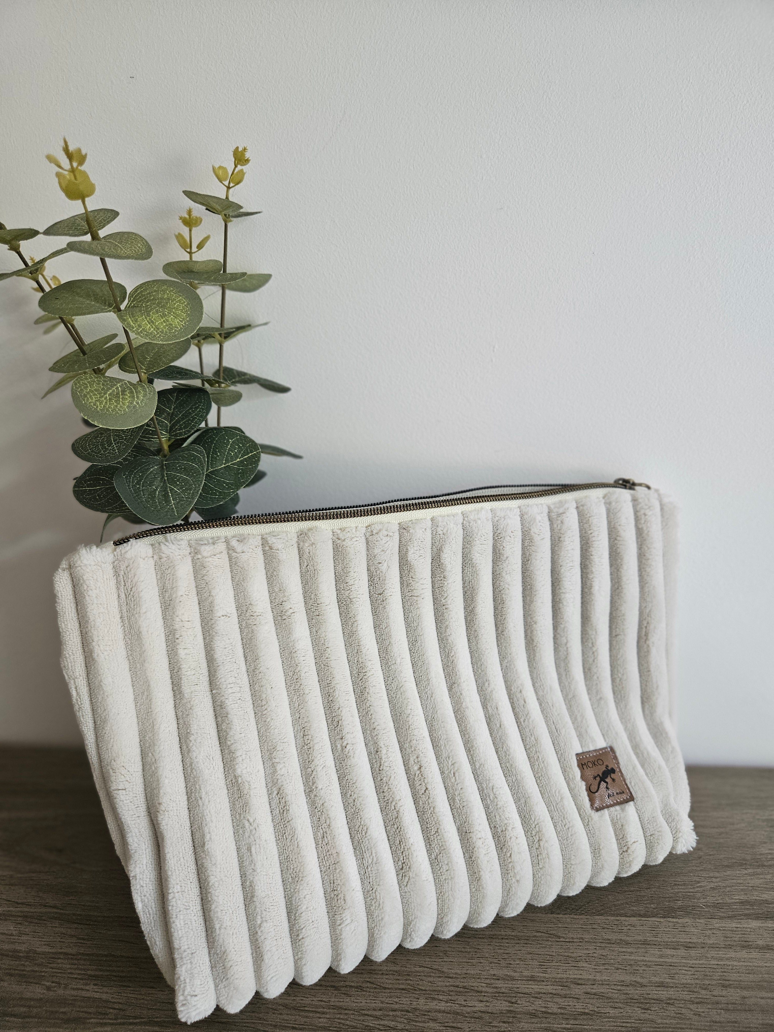 Trousse de toilette MANUKA - Blanc/Léopard
