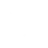 Logo minimaliste blanc avec animal pixelisé dans un cercle, accessoires mode tendance